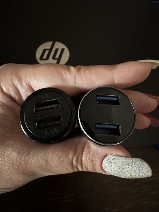 ЦЕНА ЗА ДВЕ! Быстрая зарядка для телефона в прикуриватель автомобиля.