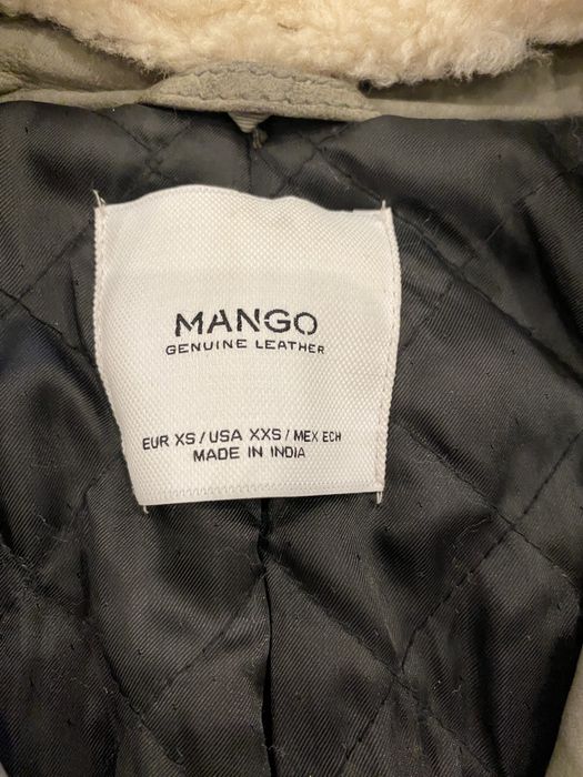 Кожено яке Mango