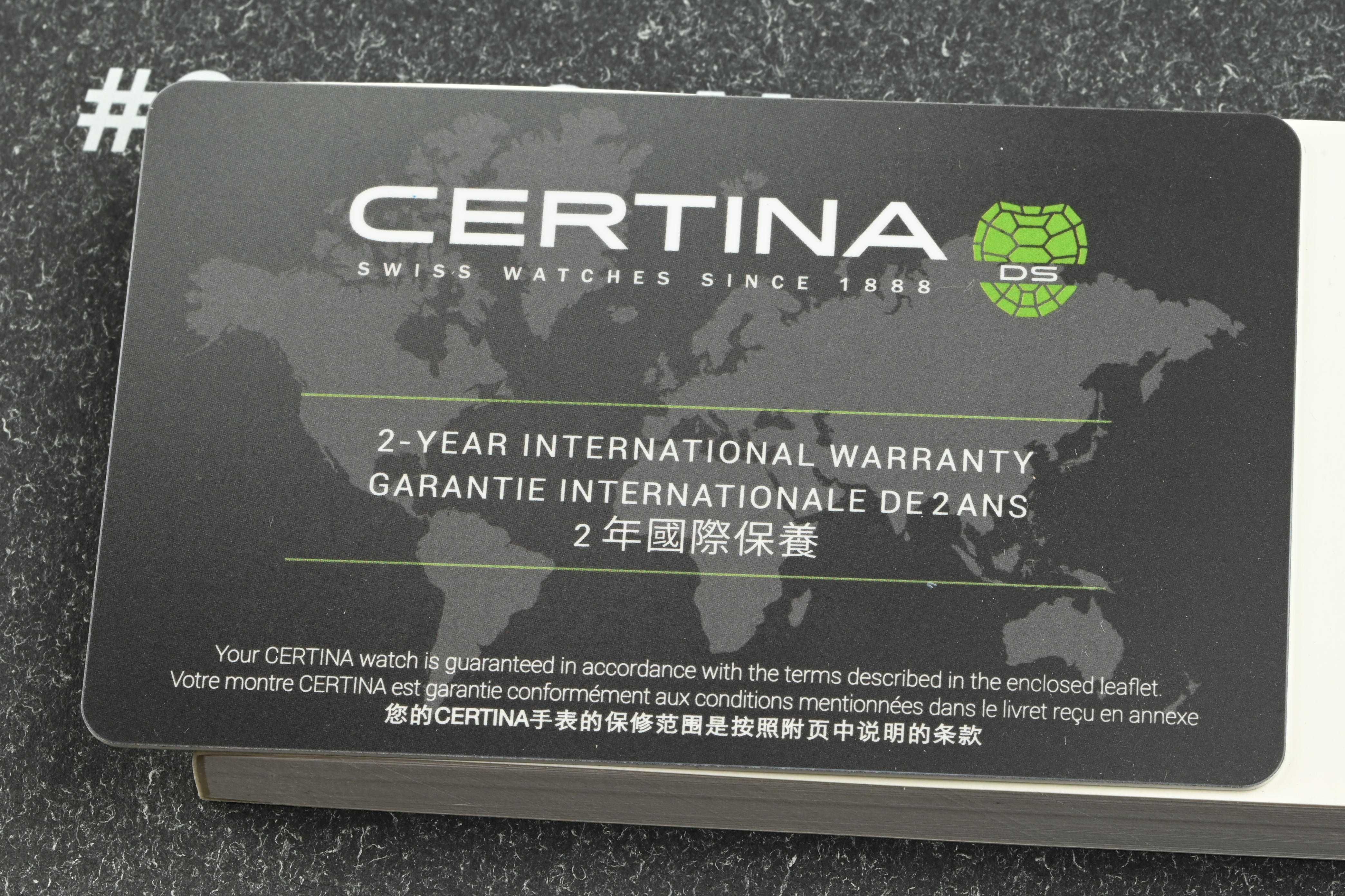 CERTINA "DS CASCADEUR" чисто нов, кутия и документи