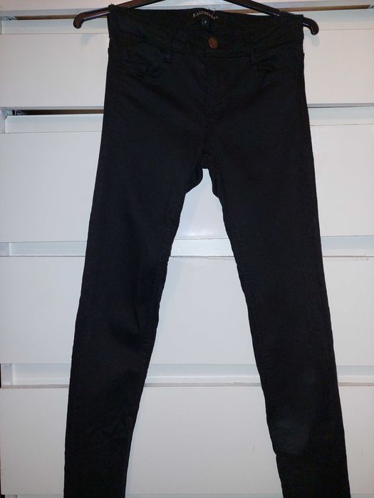 Blugi/jeans Rasberry negri, skinny TRANSPORT GRATUIT