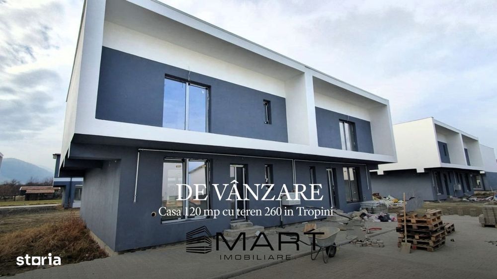 Casa 120 mp cu teren 260 in Tropini