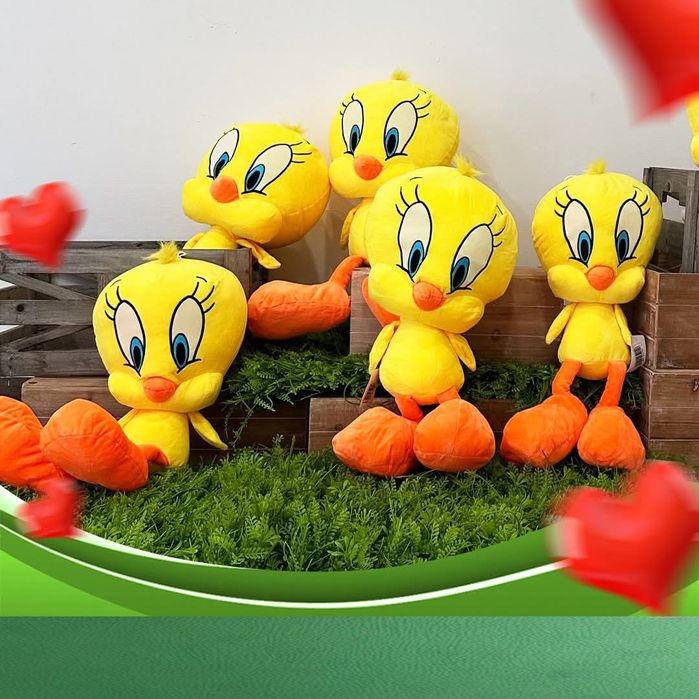 Плюшена Играчка Туити Tweety Looney Tunes, 35см
