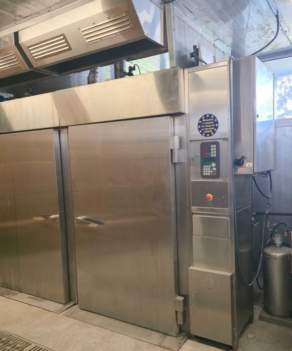 Индустриална опушваща камера за опушване и сушене на месо Fuerpla 22kW