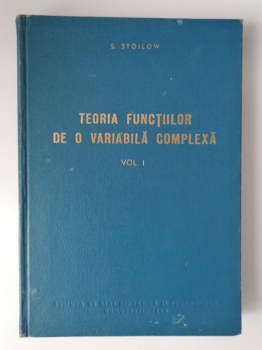 Teoria funcțiilor de o variabilă complexă