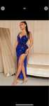 Rochie albastra paiete