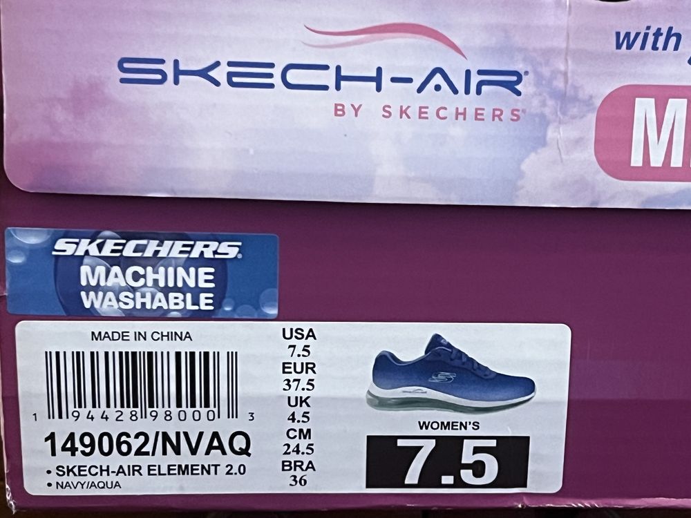 Pantofi sport SKETCHERS SKETCH - AIR, 37.5, noi, etichetă, cutie