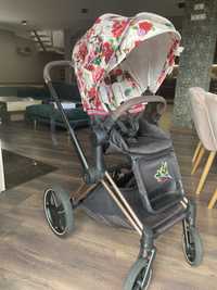 Количка Cybex Priam Spring Blossom Rose Gold