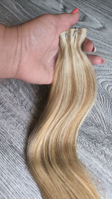 Естествени удължения 24" - 10бр. с лепяща лента