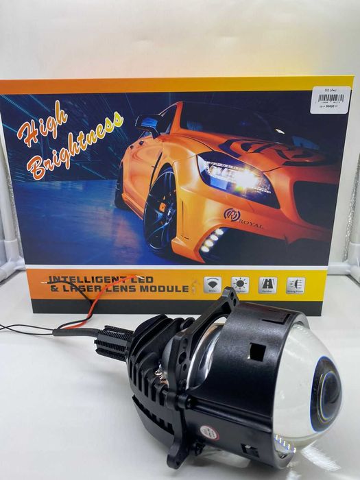 Светодиодные Би Лед линзы  Bi led Билед Biled R8 3дюйм