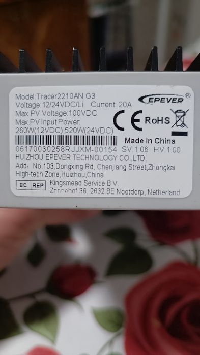 Controler solar mppt Epever 20A defect