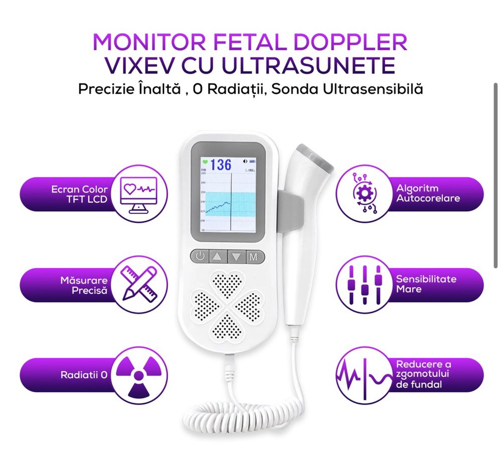 Monitor Fetal Doppler Pentru Gravide