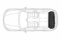 Covor portbagaj tavita VW Touran III (5T) 2015-> , touareg, passat
