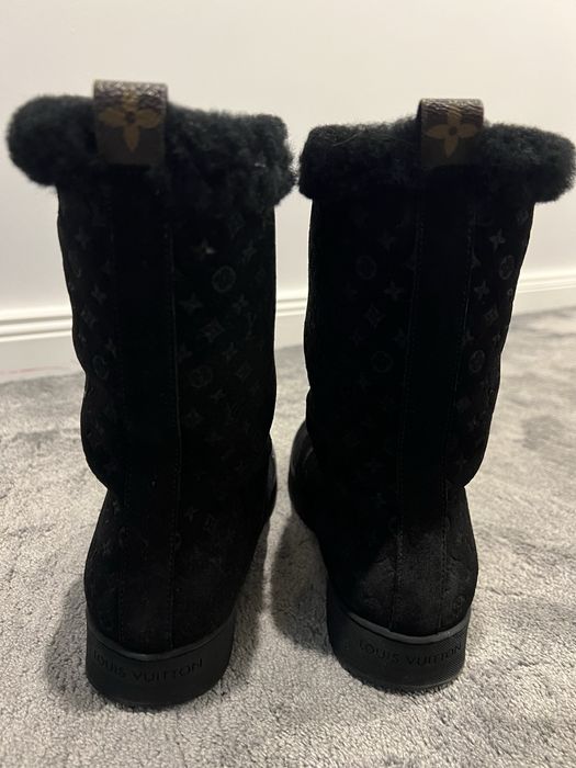 Ghete Louis Vuitton negre marimea 37