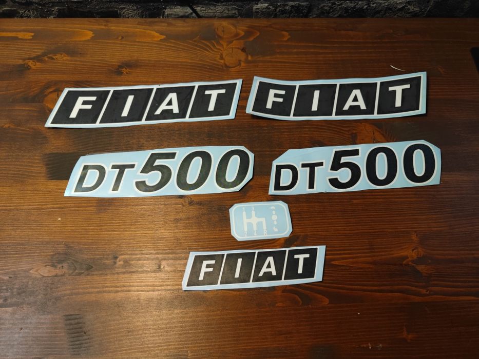 Kit stickere tractor, fiat universal dt 500 jl 700