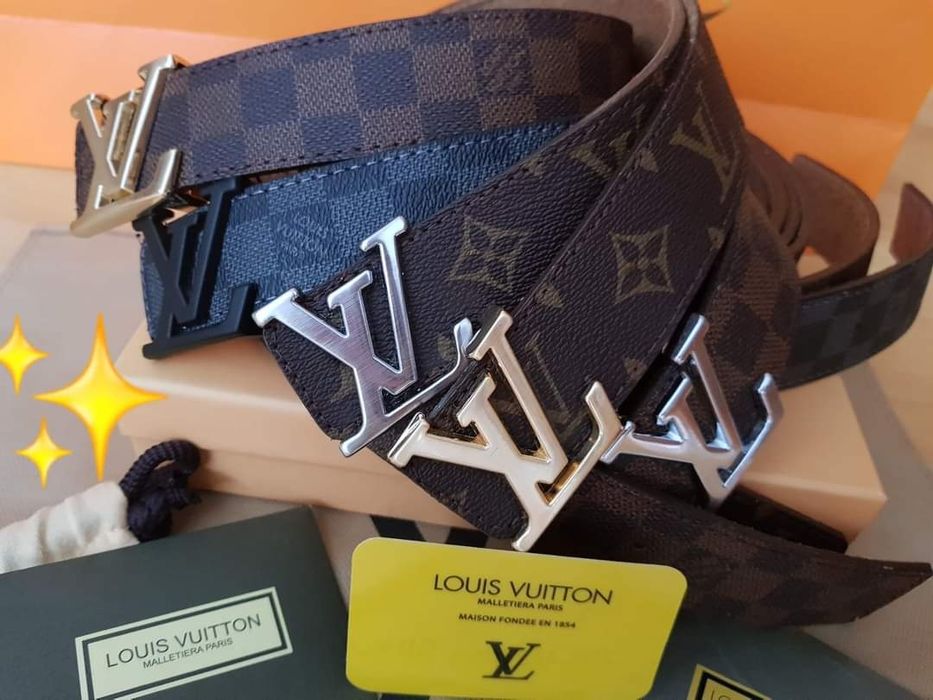 Curele Louis Vuitton piele naturala 100%,curie,saculet, etichetă