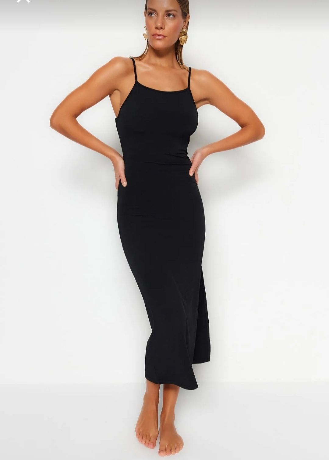 Rochie midi cu spatele gol S