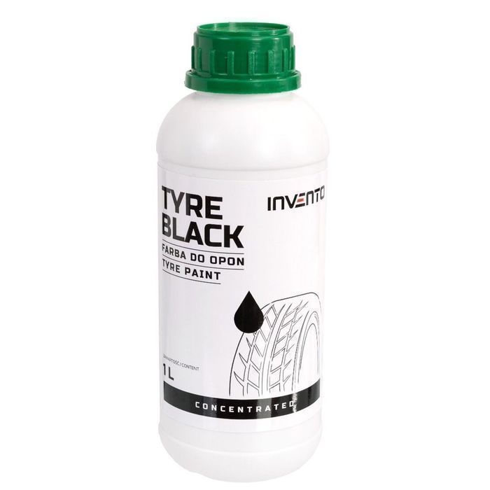 Vopsea anvelope black tyre 1l invento
