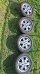 Set 4 jante aliaj ford , 4x108, R15 + cauciucuri.