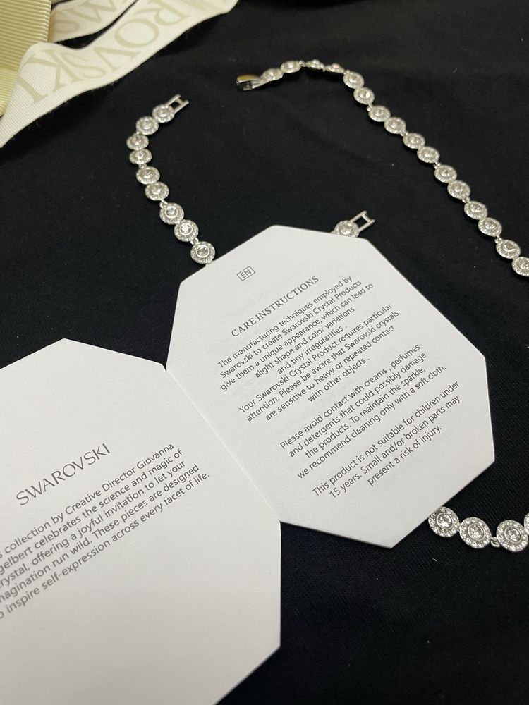 Set angelic swarovski silver