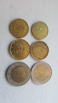 Vand Monede diverse:Euro/Eurocenti din anul 2002