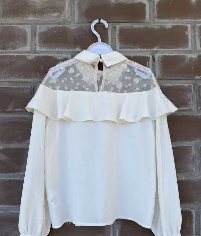 Bluză școlară white