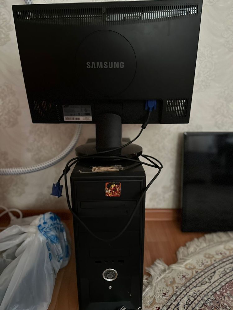 Компьютер в рабочем состоянии.