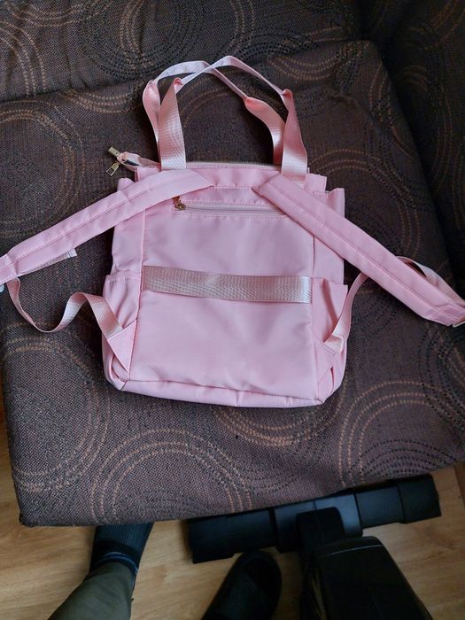 Промоция на розова раница,чанта за рамо.