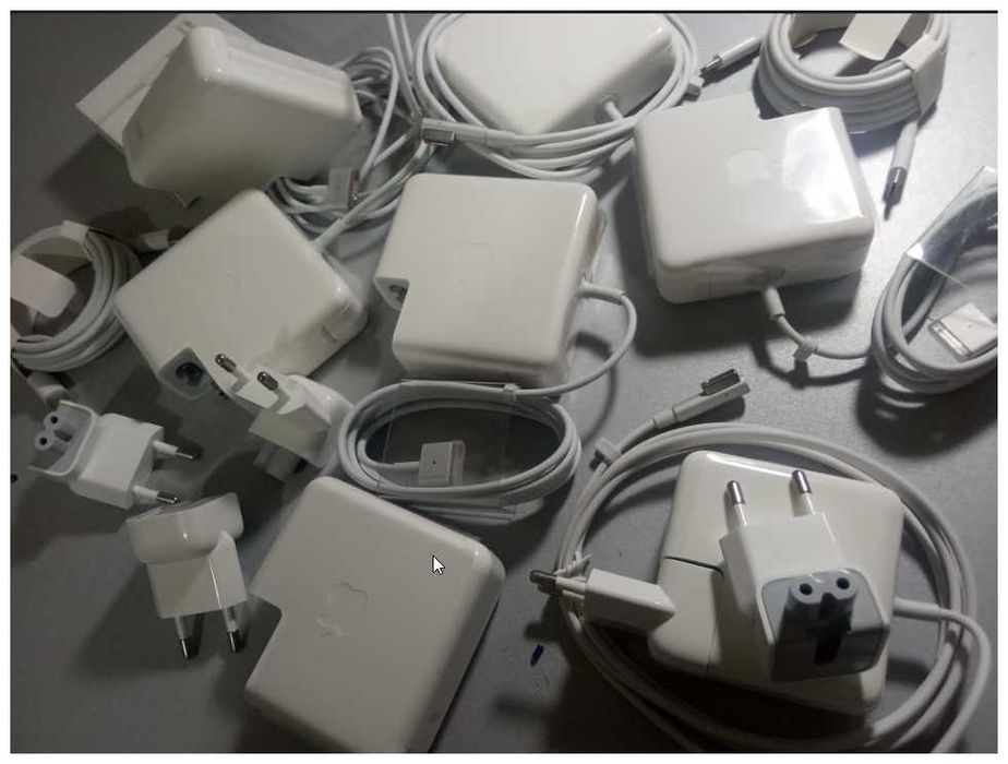 на все макбуки, зарядка, блок питания.