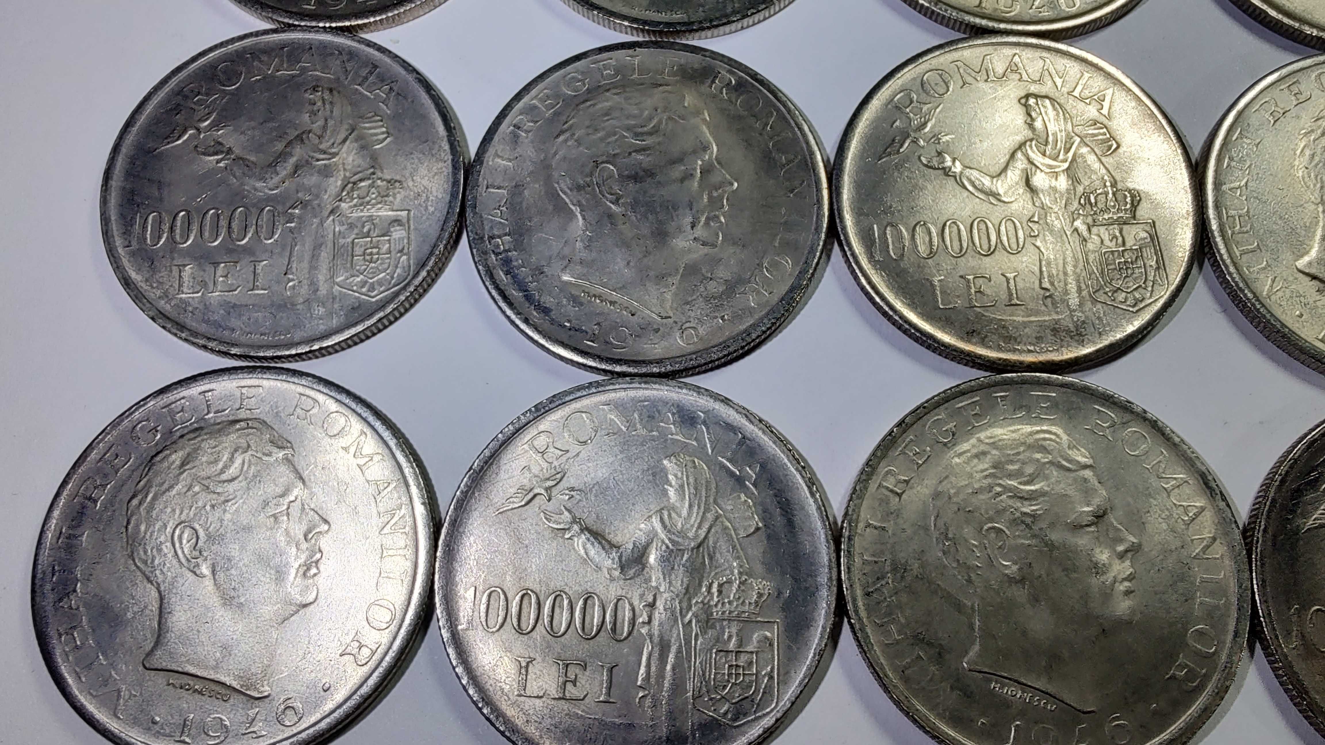 [Replica] Lot 24x Moneda 100.000 lei Mihai I 1946