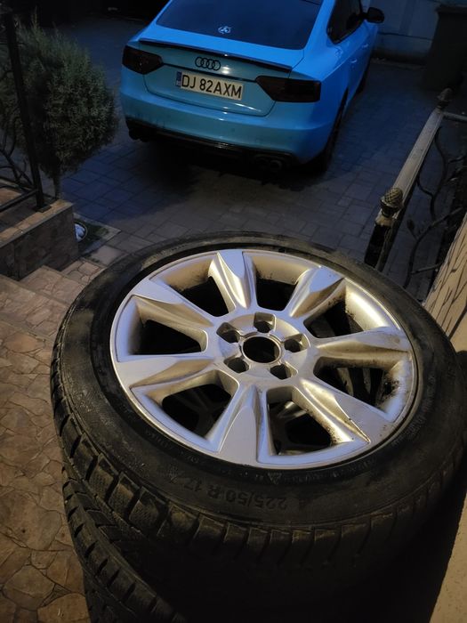 Vand jante OEM audi+ Anvelope de iarna runflat Continental  R17