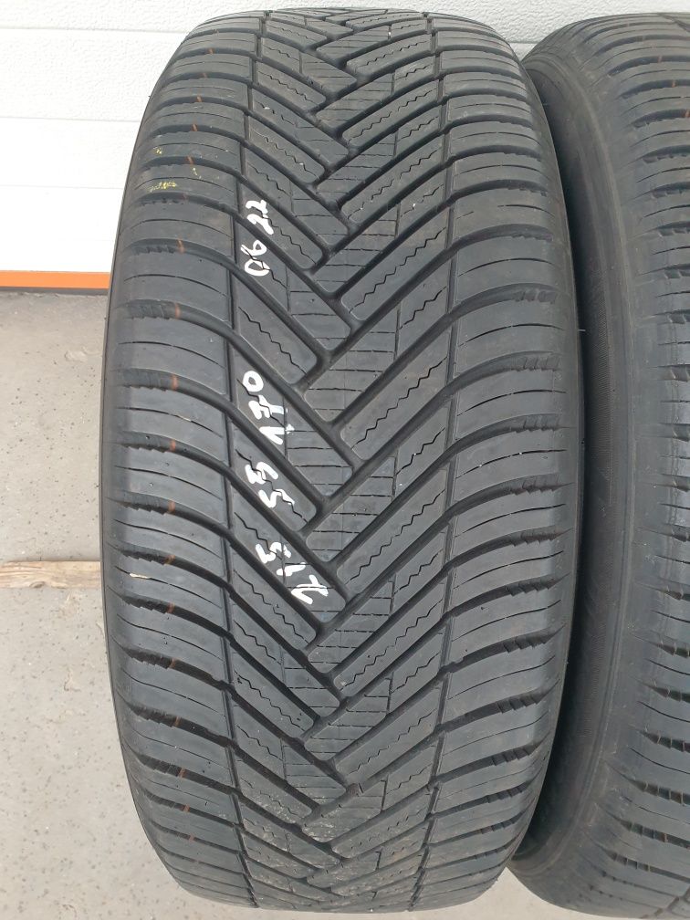 Всесезони гуми 2 броя HANKOOK Kinergy 4S2 215 55 R17 дот 0622