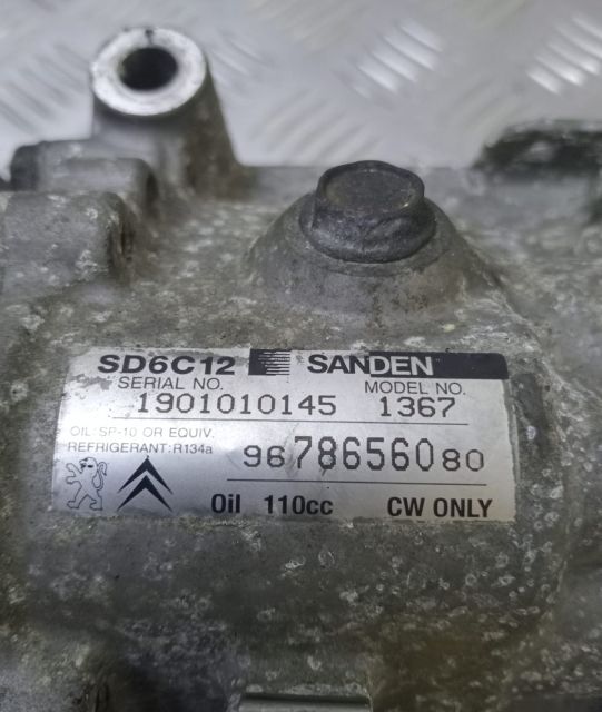 Compresor AC 9678656080 Peugeot 207 prima generatie (facelift) seria