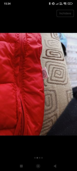 Salopeta de fâș pentru iarna fetite marimea 80