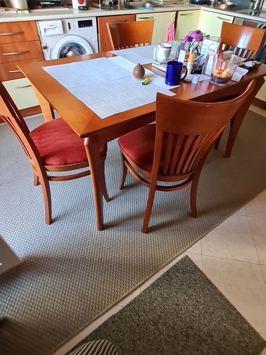 Кухненска маса с 6 стола
