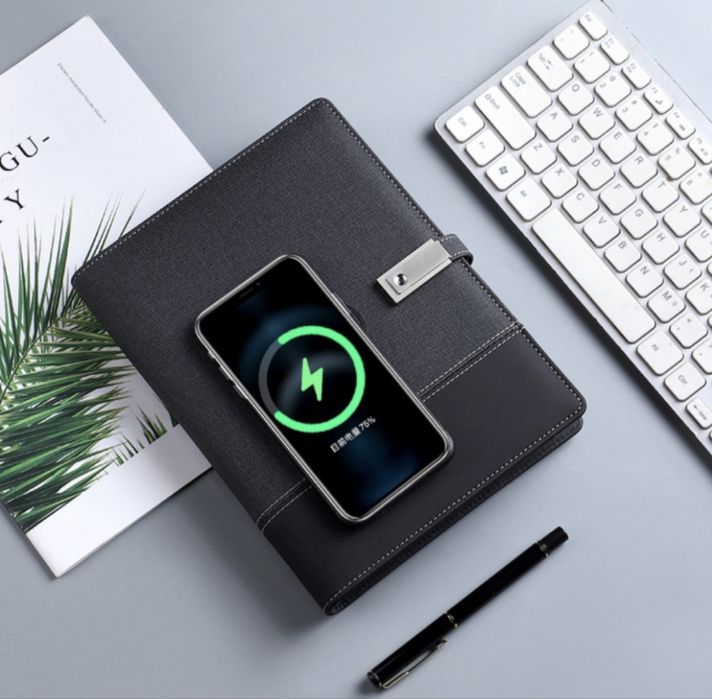 Блокнот органайзер, мультиблокнот, ежедневник с пауербанком,