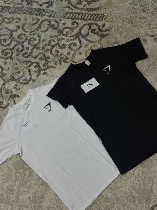 GymShark Erkaklar uchun Sport Futbolkasi Рашгард Gym Shark
