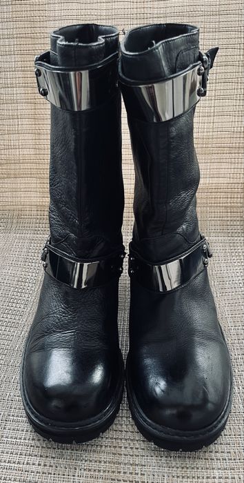 Ултрамодерни байкърски ботуши Ioannis естествена кожа