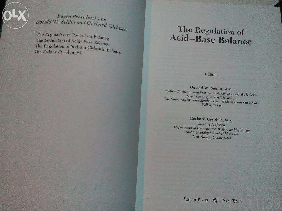 The Regulation of Acid-Base Balance, Seldin and Gierrisch, 1989