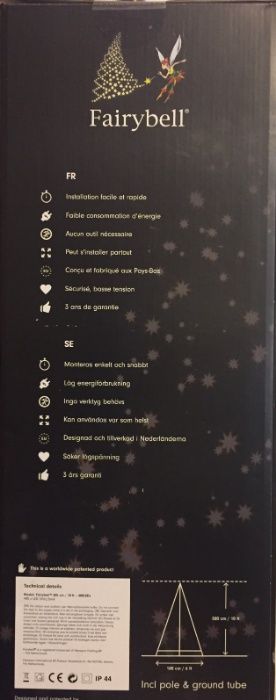 Vind Brad de Craciun din PVC 300 cm