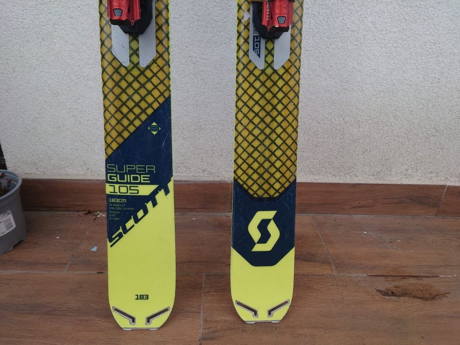Ski/schiuri de tura Scott Superguide 105+Dynafit Beast+piei Kastle