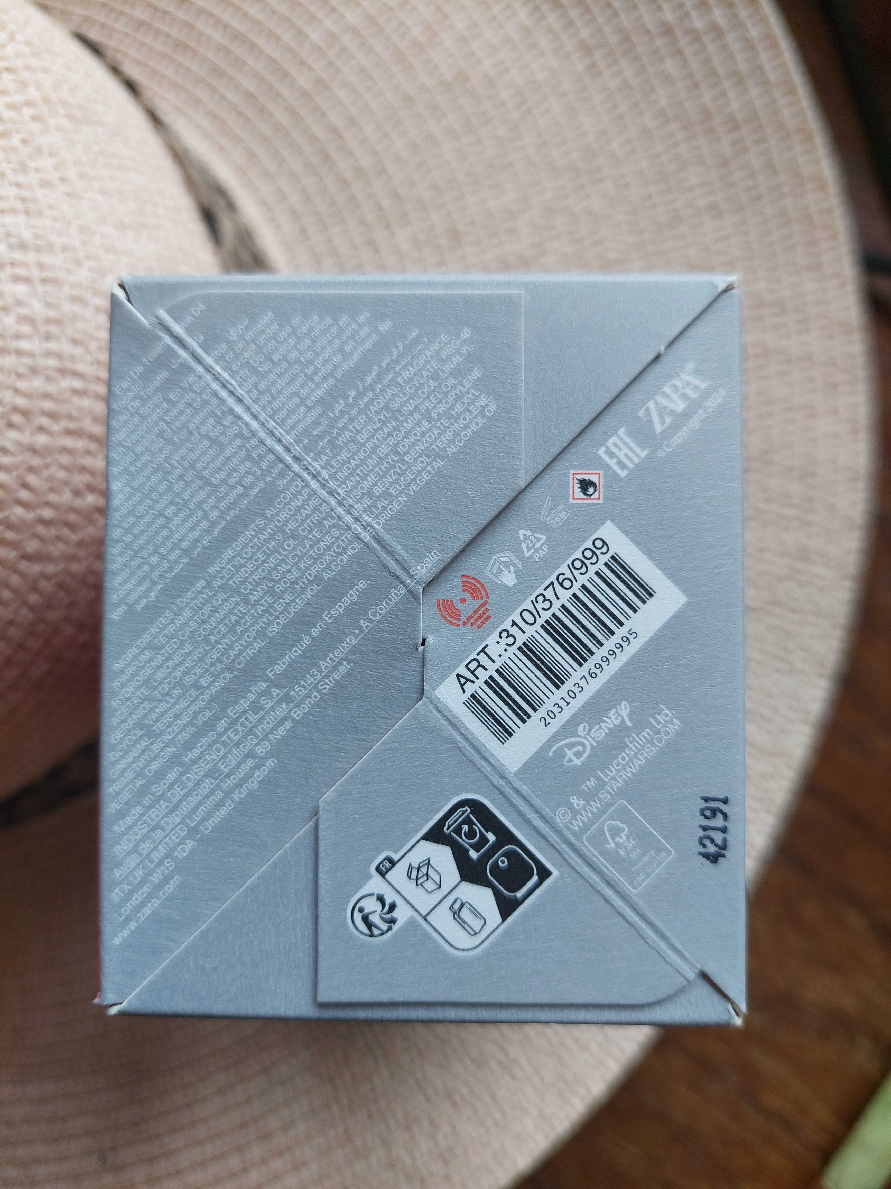 ZARA Star Wars Stormtrooper EDT apa de parfum