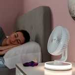 Акумулаторен Вентилатор за Бюро с LED FanLed InnovaGoods Ø6,6“