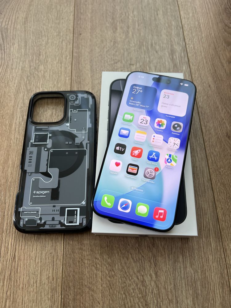 Като НОВ! Iphone 16 PRO MAX 512gb Black Titanium / Перфектен!