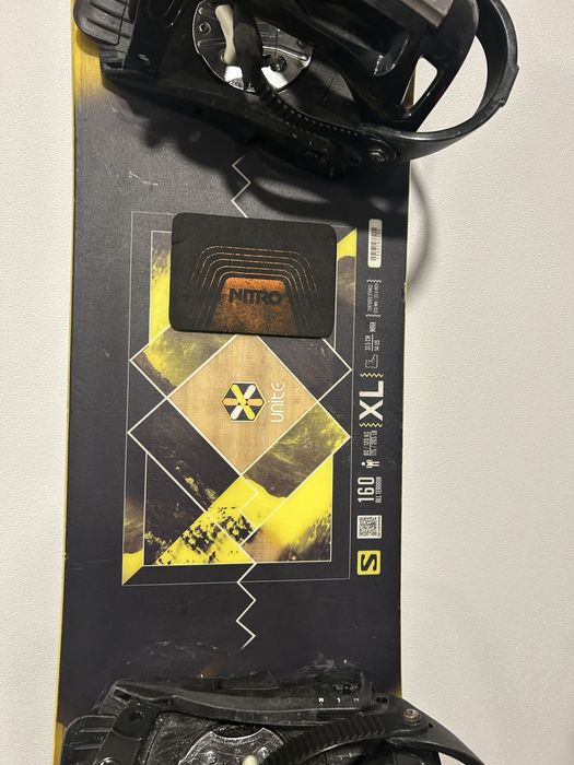 Snowboard Salomon Wild Card 160 (rocker) cu legaturi