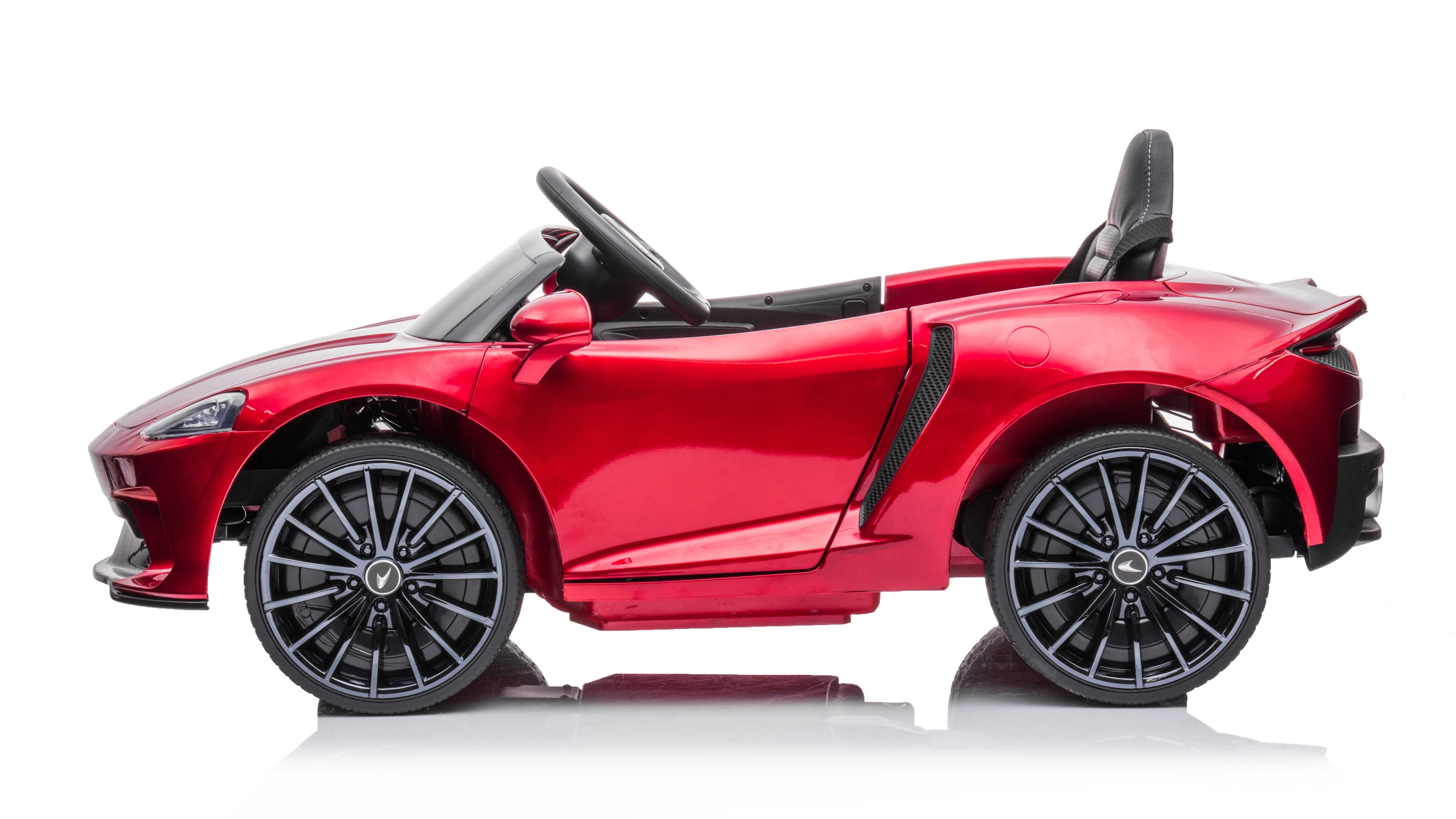 Акумулаторен КОЛА Licensed Mclaren GT 12V с меки гуми с Кожена седалка