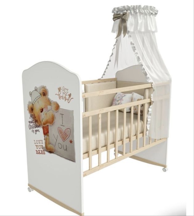 Манеж-кровать для детей от 0 до 3х лет без функции качания