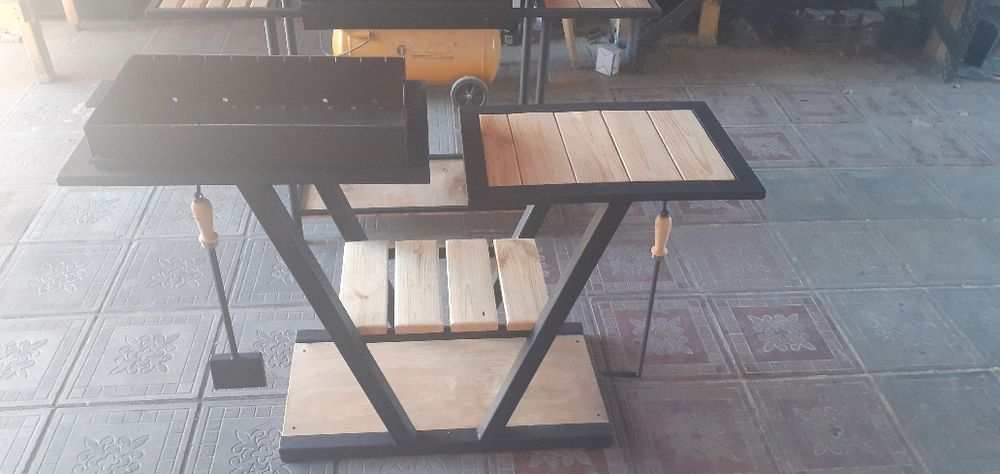 Мангал в стиле лофт