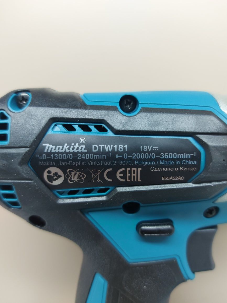 ПРОМОЦИЯ.Нов безчетков гайковерт Makita DTW181Z