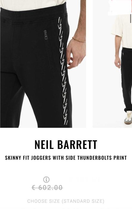 Neil Barrett trening M-L original, retail 1190 euro