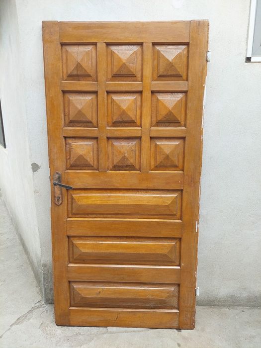 Ușă din brad grosime 5 cm, ușa și toc